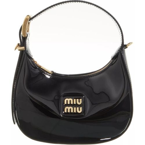 Hobo Bags - Patent Leather Hobo Bag - Gr. unisize - in - für Damen - Miu Miu - Modalova