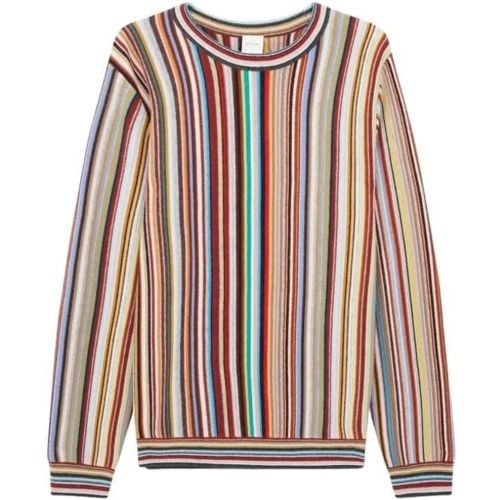 Pull bayad�re verticale col rond cachemire M1R 9 - Größe L - Paul Smith - Modalova