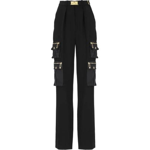 Crepe Pants - Größe 42 - Elisabetta Franchi - Modalova