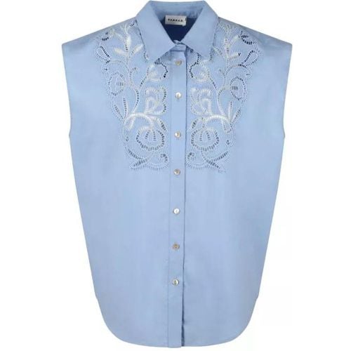 Canyox Lace Embroidery Shirt - Größe M - P.A.R.O.S.H. - Modalova