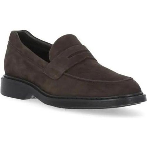 Loafers & Ballerinas - Suede Leather Loafers - Gr. 43,5 (EU) - in - für Damen - Hogan - Modalova