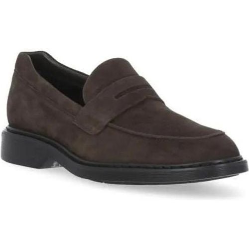 Loafers & Ballerinas - Suede Leather Loafers - Gr. 42,5 (EU) - in - für Damen - Hogan - Modalova