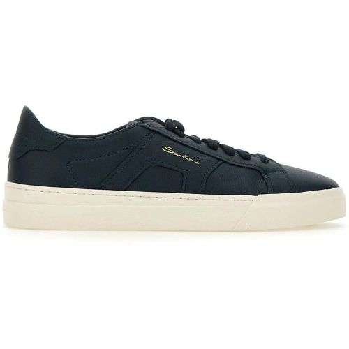 Low-Top Sneaker - 'Double Buckle' Sneakers - Gr. UK_10 - in - für Damen - Santoni - Modalova