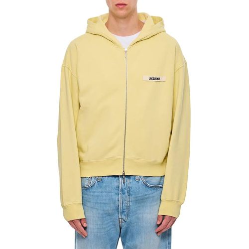 Le Hoodie Zip - Größe L - Jacquemus - Modalova