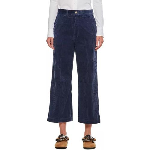 Wide Leg Chino Cropped Pants - Größe 4 - blue - Polo Ralph Lauren - Modalova