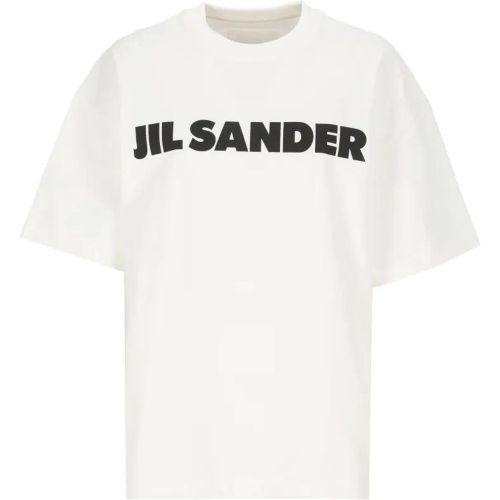 White Cotton T-Shirt - Größe M - Jil Sander - Modalova