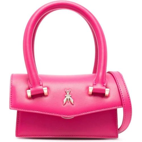 Shopper - Small Shoulder Bag With Logo - Gr. unisize - in Rosa - für Damen - PATRIZIA PEPE - Modalova