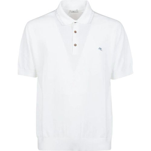 Roma Polo Shirt White - Größe M - ETRO - Modalova