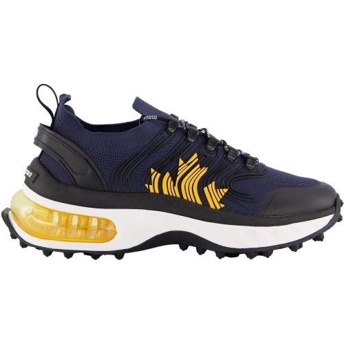 Low-Top Sneaker - Heren Bubble Sneakers Zwart/Blauw - Gr. 40 (EU) - in - für Damen - Dsquared2 - Modalova