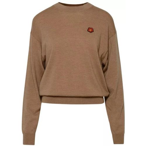 Beige Wool Sweater - Größe L - brown - Kenzo - Modalova