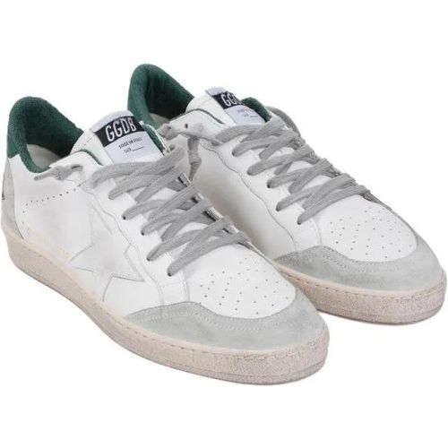 Low-Top Sneaker - Ball Star White Green Polyurethane Sneakers - Gr. 44 (EU) - in - für Damen - Golden Goose - Modalova