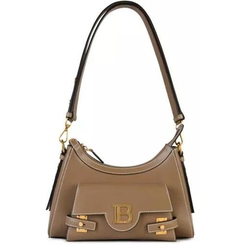 Shopper - Hobo B-Buzz' Beige Leather Bag - Gr. unisize - in - für Damen - Balmain - Modalova