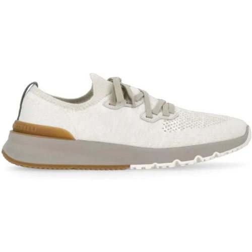 Low-Top Sneaker - Ivory Tech Fabric Sneakers - Gr. 40 (EU) - in - für Damen - BRUNELLO CUCINELLI - Modalova