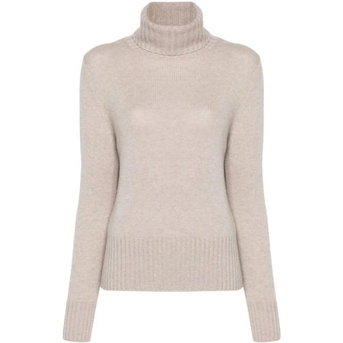 Wool Roll Neck Sweater - Größe L - allude - Modalova