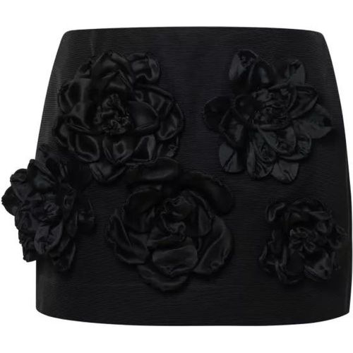 Black Cotton Blend Miniskirt - Größe 40 - black - Dolce&Gabbana - Modalova