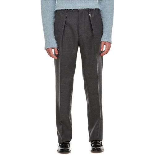 Trousers Wool Crepe - Größe 50 - Fendi - Modalova