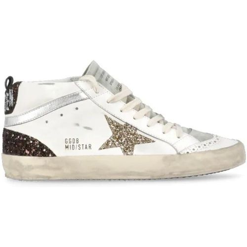 Low-Top Sneaker - Mid Star Sneakers - Gr. 37 (EU) - in - für Damen - Golden Goose - Modalova