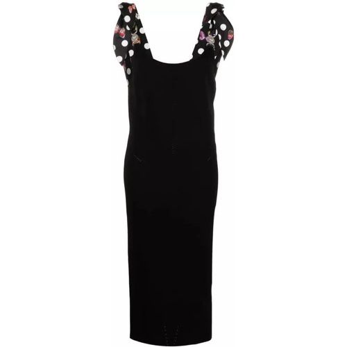 Black Butterflies Midi Dress - Größe 38 - black - Versace - Modalova
