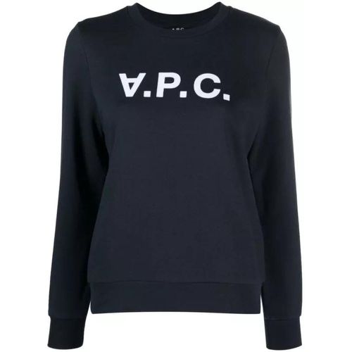 Logo Print Cotton Sweatshirt - Größe M - A.P.C. - Modalova