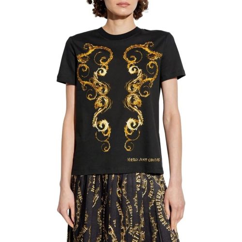 Dames T-Shirt - Größe S - Versace Jeans Couture - Modalova