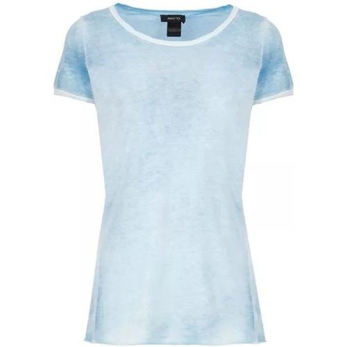 Light Blue Cotton Tshirt - Größe L - blue - CALIBAN - Modalova