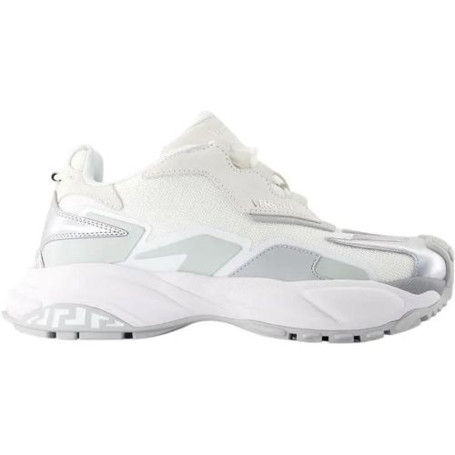 Low-Top Sneaker - Low Top Sneakers - Leather - White - Gr. 40 (EU) - in - für Damen - Versace - Modalova