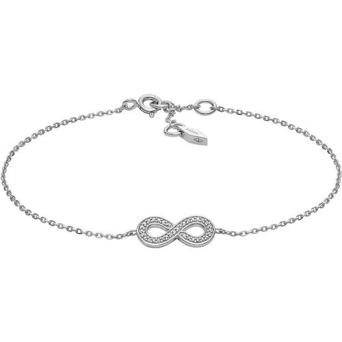 Armband - Infinity Sterling Chain Bracelet - Gr. M - in Silber - für Damen - Fossil - Modalova