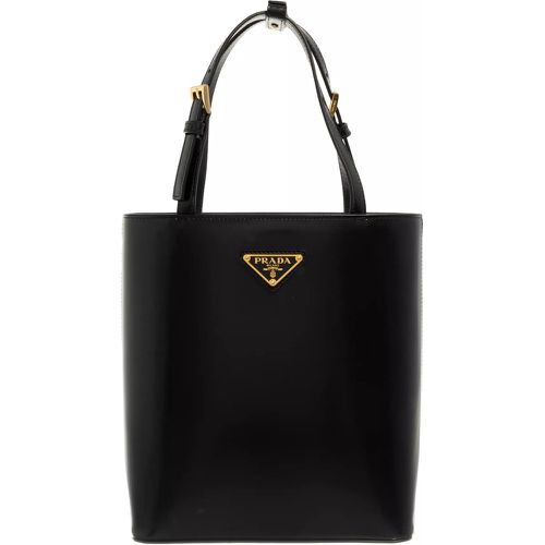 Beuteltaschen - Triangle Logo plaque Bucket Bag - Gr. unisize - in - für Damen - Prada - Modalova