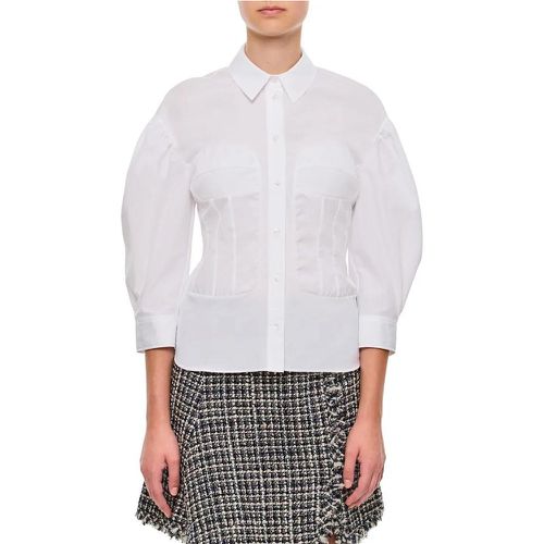 Corset Seaming Shirt - Größe 4 - weiß - Simone Rocha - Modalova