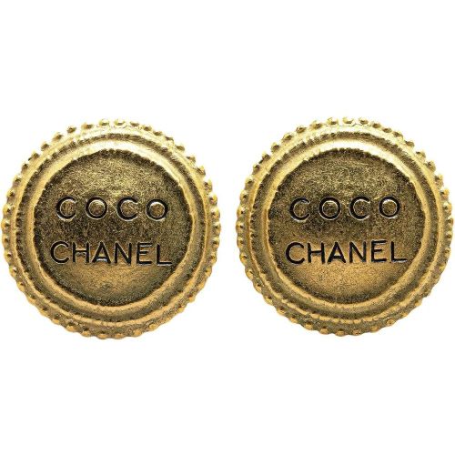 Ohrringe - Plated Logo Clip On Earrings - Gr. unisize - in - für Damen - Chanel - Modalova