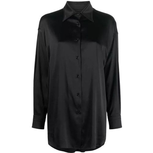 Black Stretch Silk Shirt - Größe 42 - black - Tom Ford - Modalova