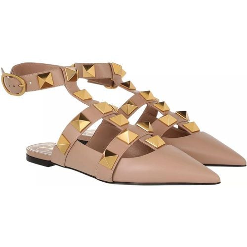 Sandalen - Rockstud Sandals - Gr. 37 (EU) - in Gold - für Damen - Valentino Garavani - Modalova