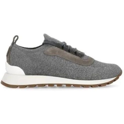 Sneakers - Grey Knitted Sneakers - Gr. 37,5 (EU) - in - für Damen - BRUNELLO CUCINELLI - Modalova