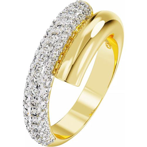 Ring - Dextera cocktail ring, Gold-tone plated - Gr. 52 - in Weiß - für Damen - Swarovski - Modalova
