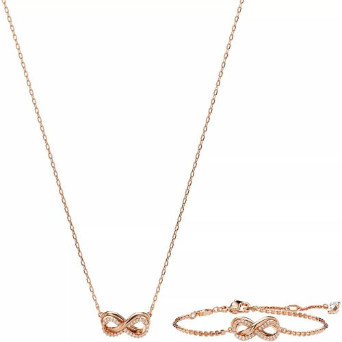 Halskette - Hyperbola set, Infinity - Gr. unisize - in Weiß - für Damen - Swarovski - Modalova