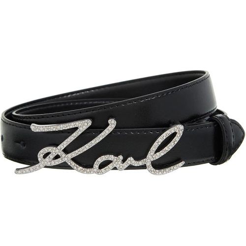 Gürtel - K/Signature Crystal Belt H2,5 - Gr. 75 - in - für Damen - Karl Lagerfeld - Modalova