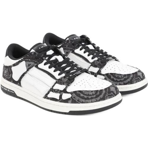 Low-Top Sneaker - Bandana Denim Skeleton Top Low Sneakers - Gr. 41 (EU) - in - für Damen - Amiri - Modalova