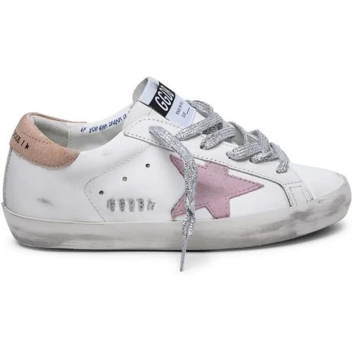 Low-Top Sneaker - Super-Star Classic' White Leather Sneakers - Gr. 35 (EU) - in - für Damen - Golden Goose - Modalova