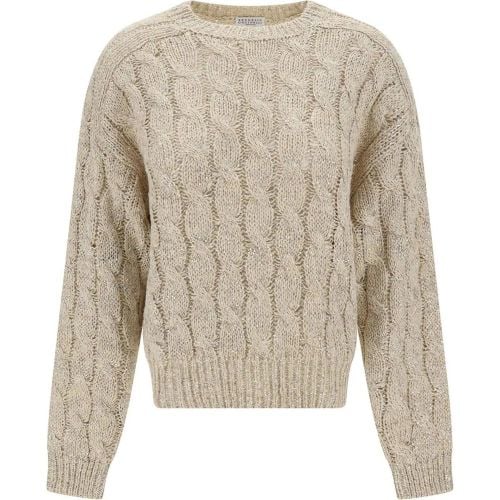 Crewneck Sweater - Größe L - BRUNELLO CUCINELLI - Modalova