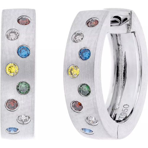 Ohrringe - Earrings with 16 diamonds zus. approx. 0,16ct - Gr. unisize - in Silber - für Damen - VOLARE - Modalova