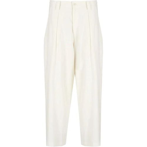 High-Waisted Linen Blend Pants - Größe S - Y-3 - Modalova