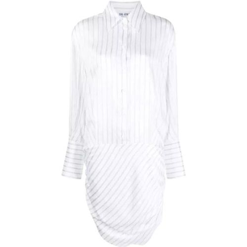 Hatty Striped Shirtdress - Größe 40 - white - The Attico - Modalova