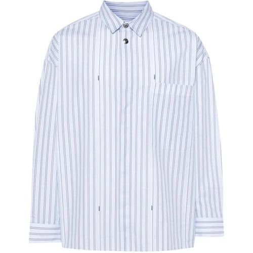 Blue Striped Cotton Shirt - Größe 52 - Jacquemus - Modalova