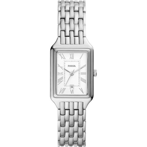 Uhr - Raquel Three-Hand Date Stainless Steel Watch - Gr. unisize - in Silber - für Damen - Fossil - Modalova