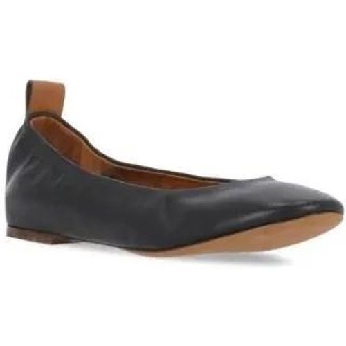 Loafers & Ballerinas - Black Leather Ballet Shoes - Gr. 36 (EU) - in - für Damen - Lanvin - Modalova