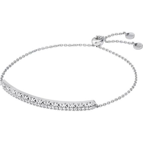 Armband - Monogram Bar Slider Bracelet - Gr. M - in Silber - für Damen - Michael Kors - Modalova