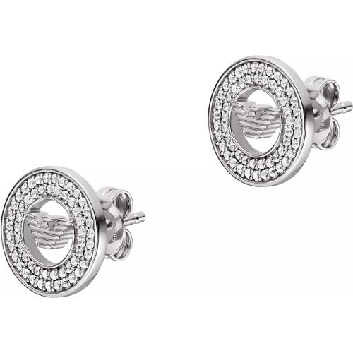 Ohrringe - Sterling Stud Earrings - Gr. unisize - in Silber - für Damen - Emporio Armani - Modalova