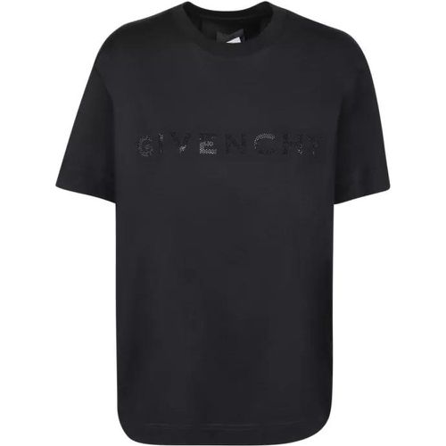 Black Cotton T-Shirt - Größe M - black - Givenchy - Modalova