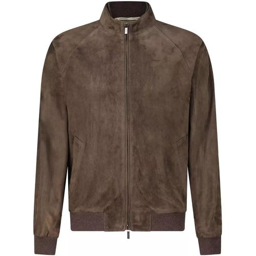 Jacke aus Veloursleder - Größe XXL - brown - Maurizio Baldassari - Modalova