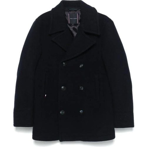 The Premium Classic Peacoat - Größe L - Tommy Hilfiger - Modalova